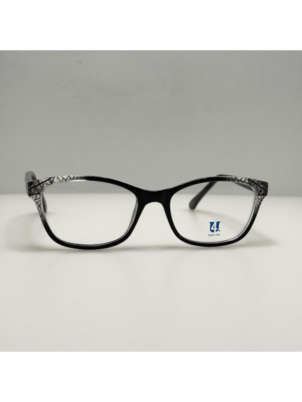 Four You U212 Capri Black Eyeglasses Eye Glasses Frames 51-17-140